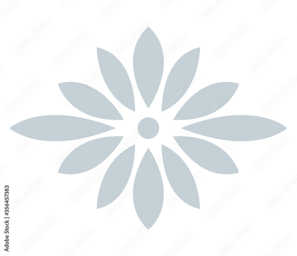 Japanese style vector flower Japanese style vector flower
