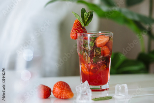 Strawberry mojito