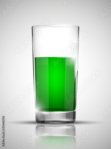 Glass with cold drink. Bright soda. A glass of lemonade. Cold iced tea. Bar with a glass of cocktail