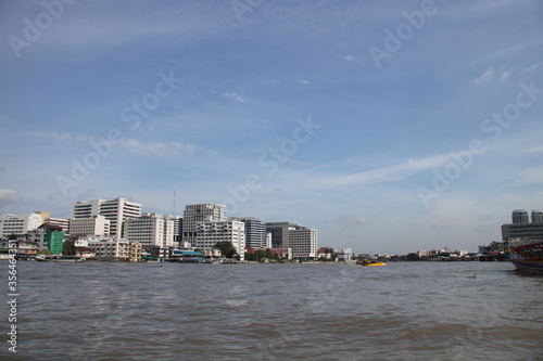 River in the city of Bangkok