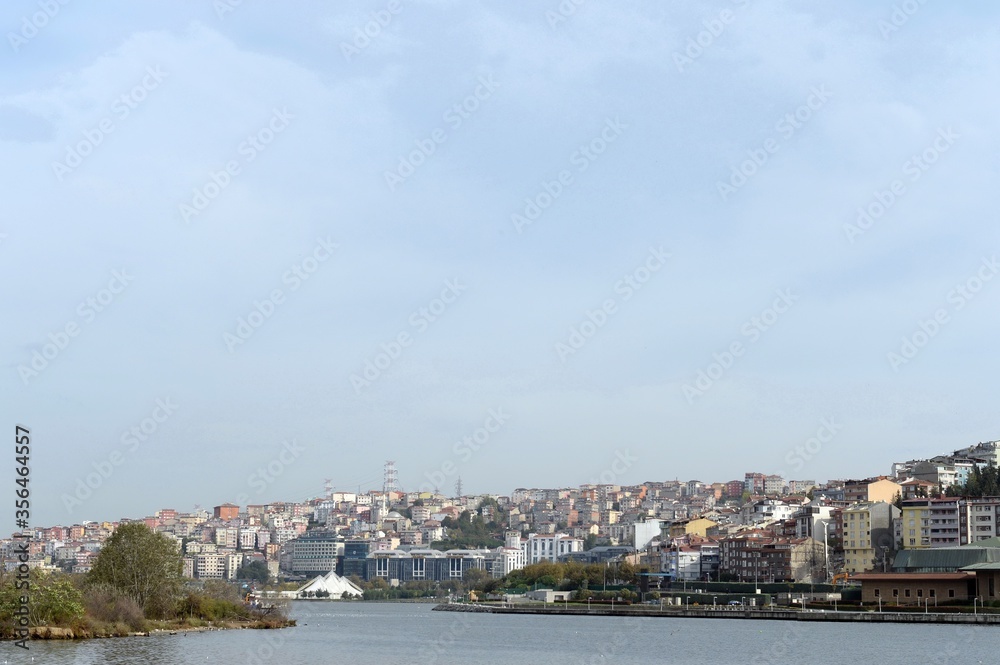 View of the urban area of Sutluje in Istanbul from Silahtaraga street