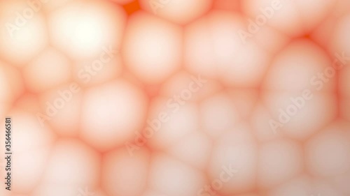 a lot of bubles in abstract motion. Light blur 3D animation.