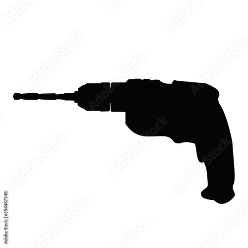 Drill. Vector image.