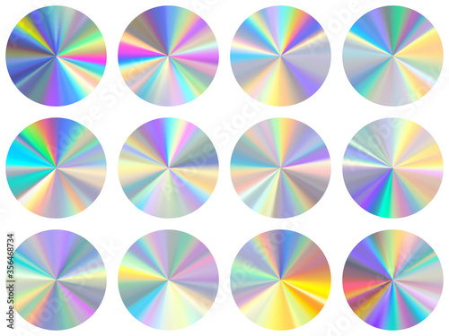 radial metallic gradient ui button elements 