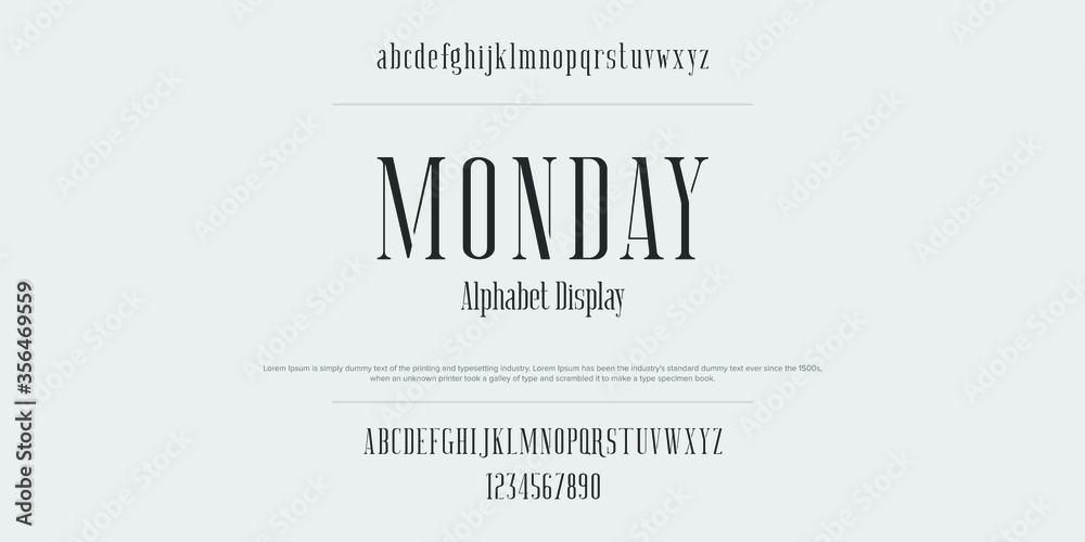 Elegant awesome alphabet letters. Classic Lettering Minimal Fashion Designs. Typography fonts regular. vector illustration