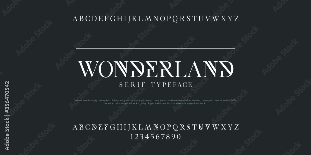 Elegant awesome alphabet . Classic Lettering Typography fonts. vector illustration Elegant awesome alphabet . Classic Lettering Typography fonts. vector illustration