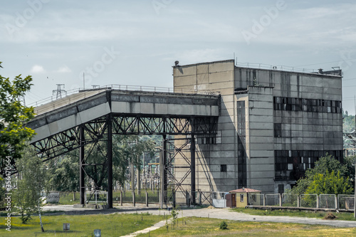 Obsolete building for coal transportation.
