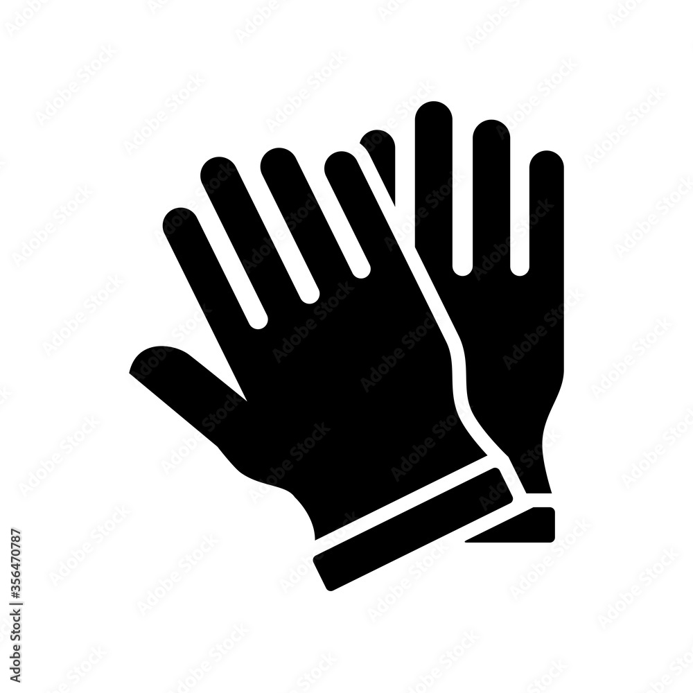 glove icon design vector template glove icon design vector template