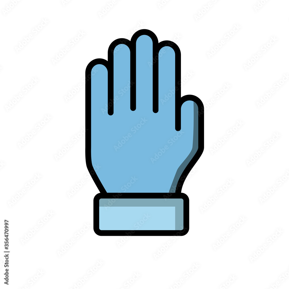 glove icon design vector template glove icon design vector template