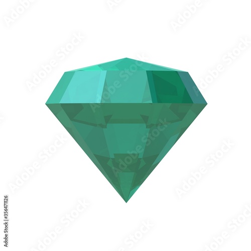 Diamond Green in 3D. Tapas. Stone. Jewellery (ID: 356471126)