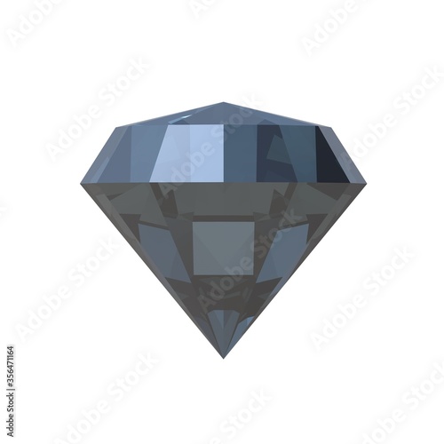 Diamond Black in 3D. Tapas. Stone. Jewellery (ID: 356471164)
