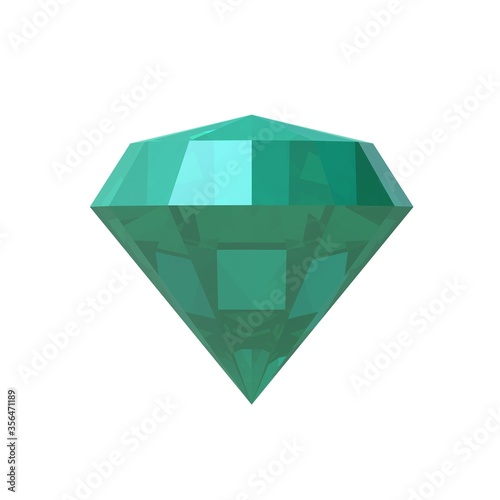 Diamond Green in 3D. Tapas. Stone. Jewellery (ID: 356471189)