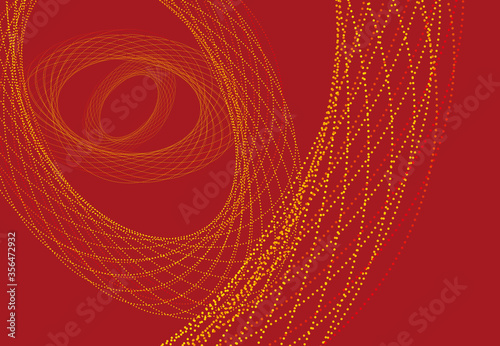 背景　ラインアート　ドット