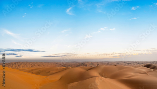 Sand dunes in the Empty Quarter (Rub' al Khali) Saudi Arabia