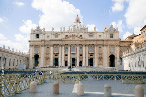 Italy.Rome.Vatican- 12.08.2019: Central square in Vatican.  photo