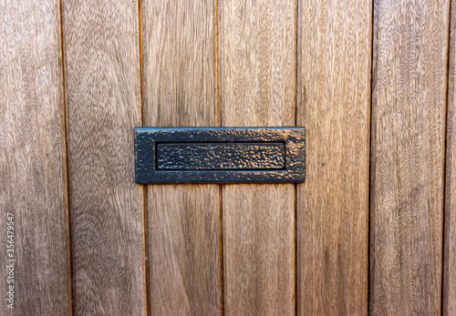 Letter box wood gate vintage