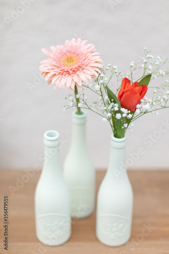 Décoration florale et réalisée à la main pour le mariage © lorabarra