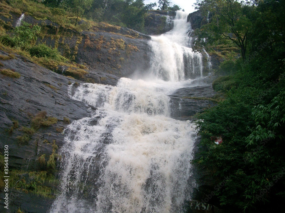 Fototapeta premium waterfalls between Ernakulam - Munnar road
