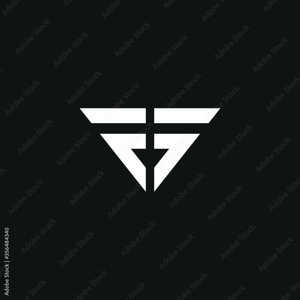 Obraz premium Initial Letter FF Logo Design Vector Template. Creative Linked Alphabetical FF Logo Vector 