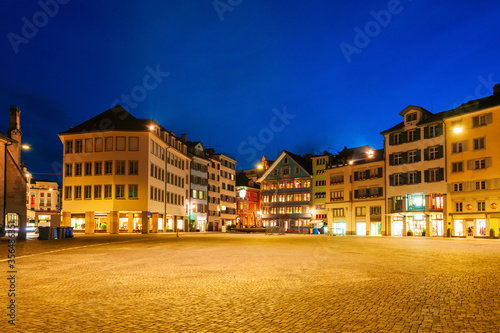 Munsterhof square in Zurich, Switzerland