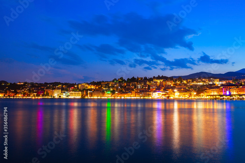 Lugano lake and city, Switzerland © saiko3p