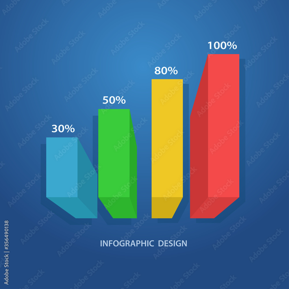 Infographic design with business bar of rates concept, stock vector illustration Infographic design with business bar of rates concept, stock vector illustration