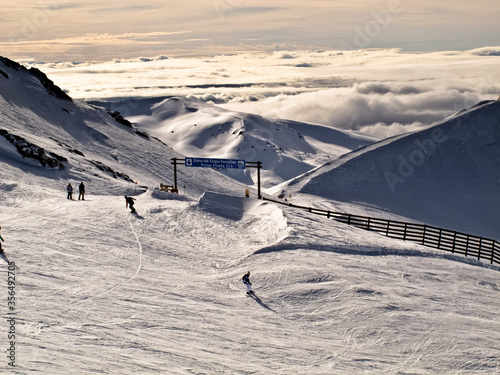 Sierra nevada in the winter