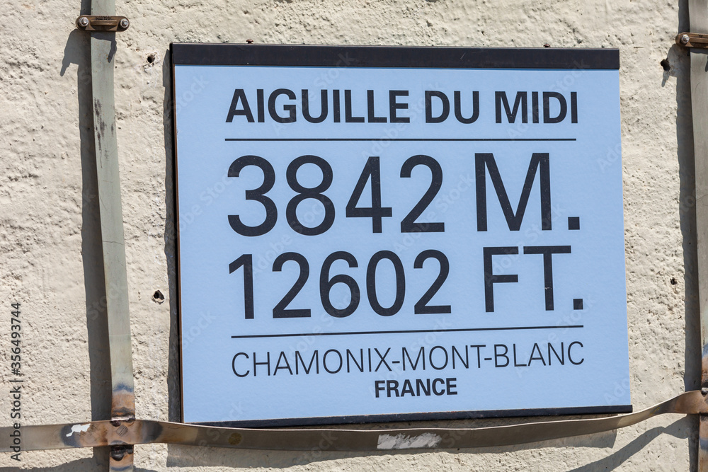 Aiguille du Midi mountain, Chamonix