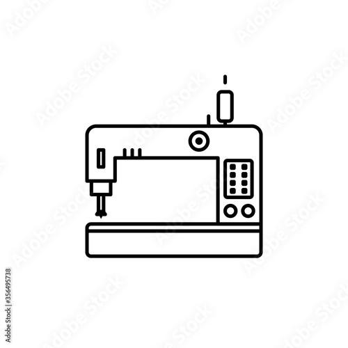 sewing machine line icon. Signs and symbols can be used for web, logo, mobile app, UI, UX