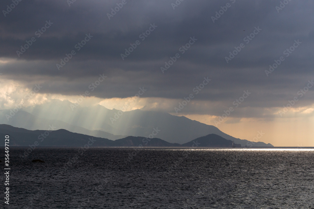 nature around the elba island