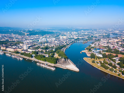 Koblenz city skyline in Germany © saiko3p