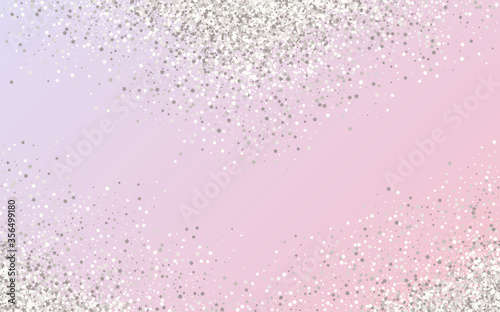 White Sparkle Glamour Pink Background. Festive 