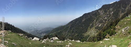 Triund Panorama in Dhauladhar Range (ID: 356500523)