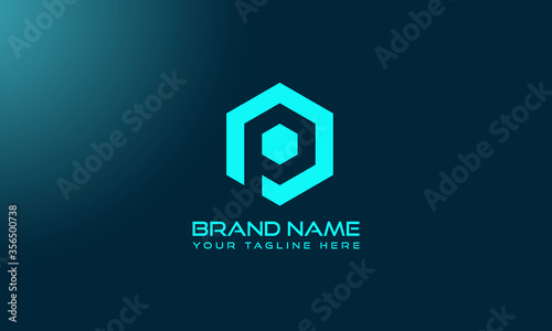 P Letter Icon Vector Logo Template, hexagon logo design, modern p logo design, p typography logo design, p business logo, Letter P logo icon design template elements, Modern Flat Logo.