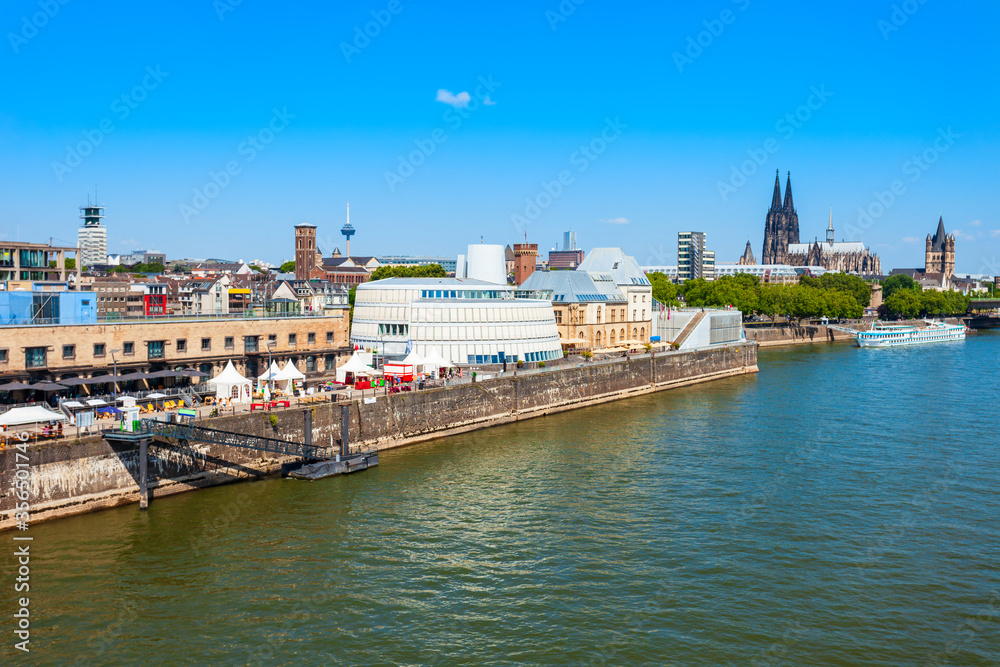 Rheinauhafen district in Cologne, Germany