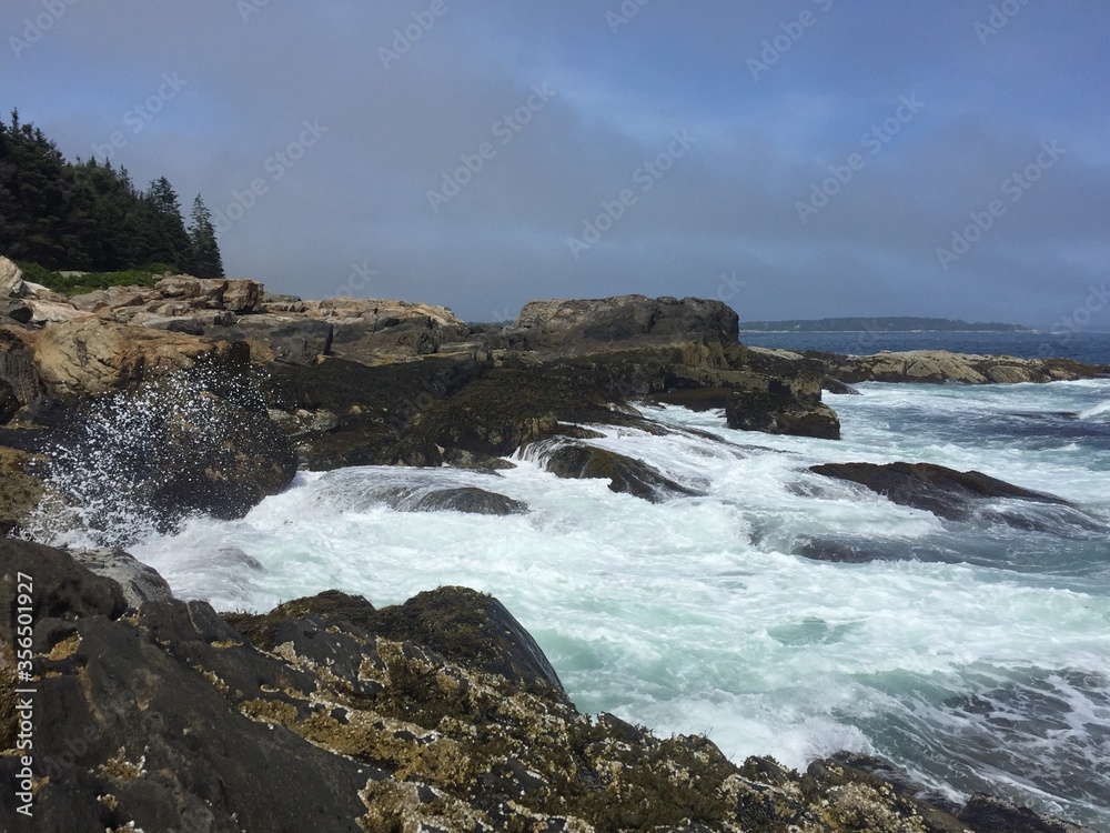 Rocky East Coast Ocean - Maine