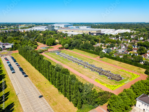 Nordpark public green area  Dusseldorf