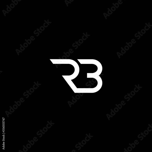 The initials R and B logo is simple and modern