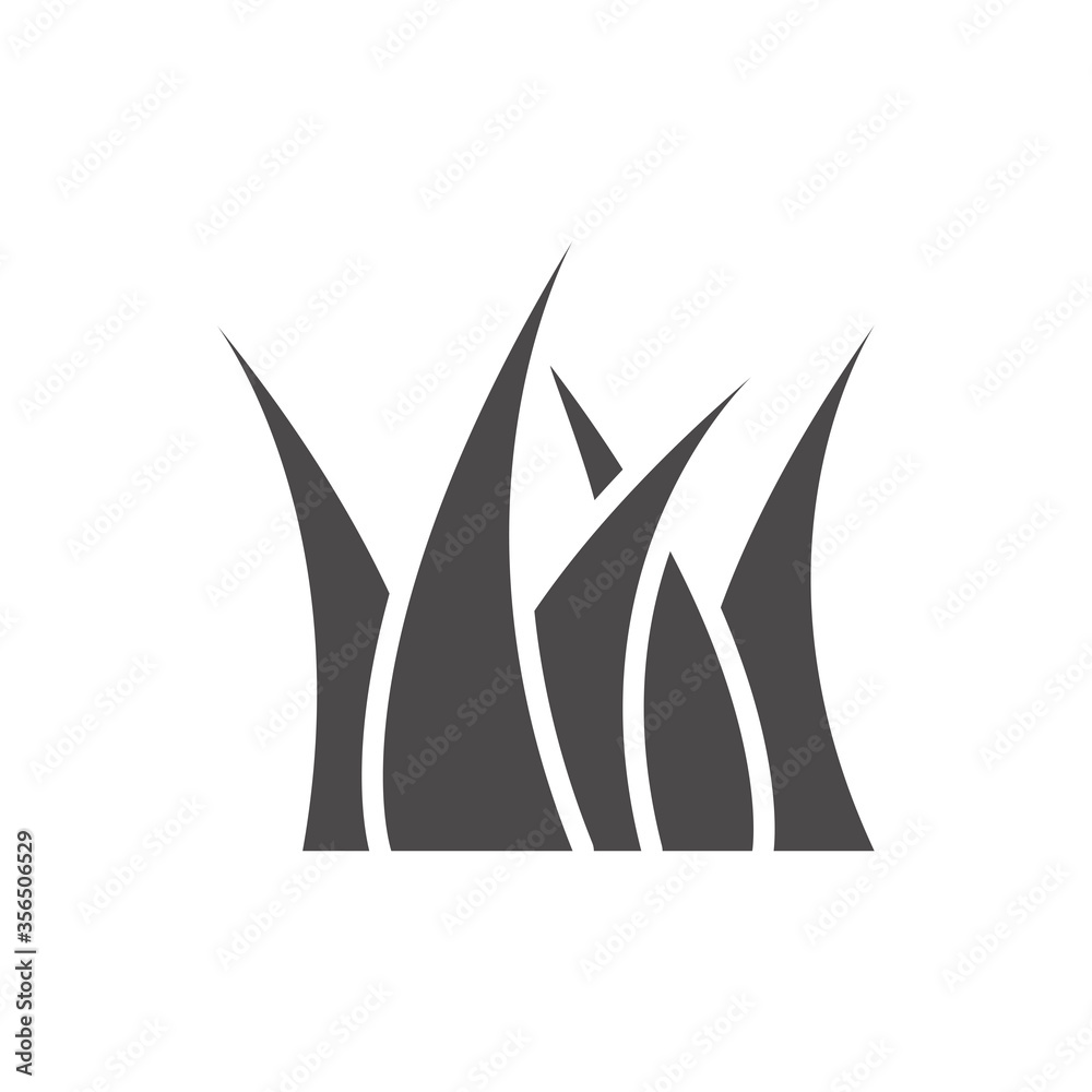 Meadow lawn grass icon.Vector illustration. Meadow lawn grass icon.Vector illustration.