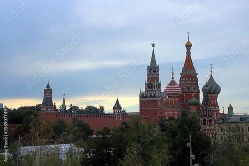 Landmarks of Moscow, the multi-etnich capital of Russia