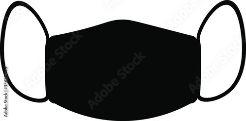 Safety breathing masks.Surgical masks. Procedure masks. Vector design.