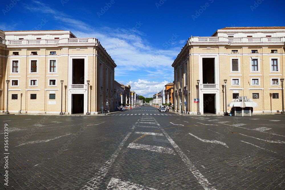 St. Peter's Square,Basilica of Saint Peter and the Vatican,Rome,Italy