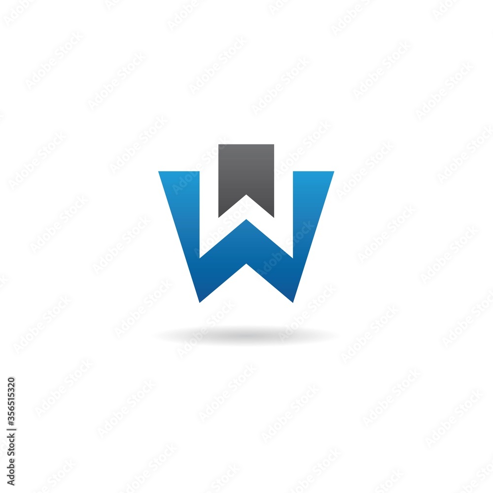 initial w logo design vector, icon, symbol, element, template initial w logo design vector, icon, symbol, element, template