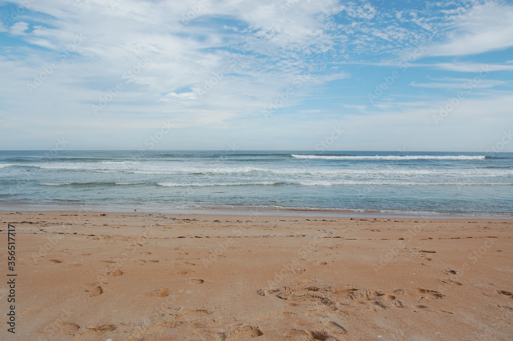 Beautiful shoreline on the Atlantic Coast Beach Beautiful shoreline on the Atlantic Coast Beach