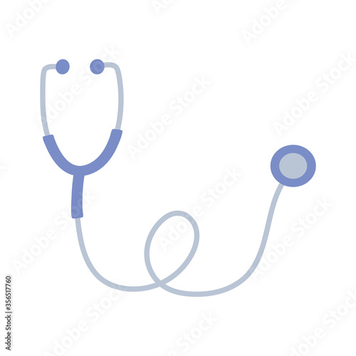 stethoscope medical equipment isolated design icon