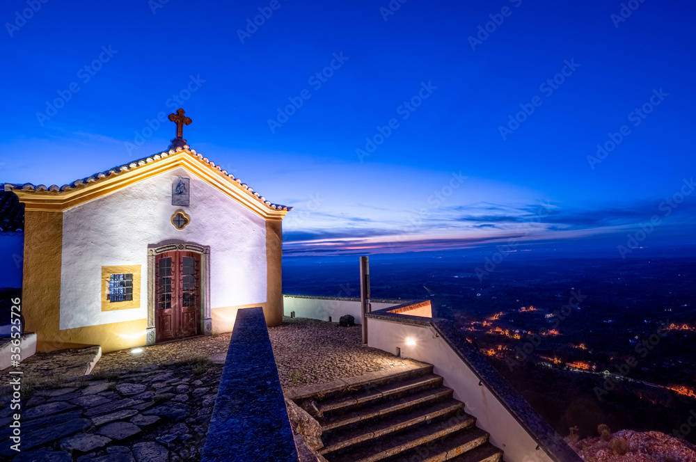 little church in the evening