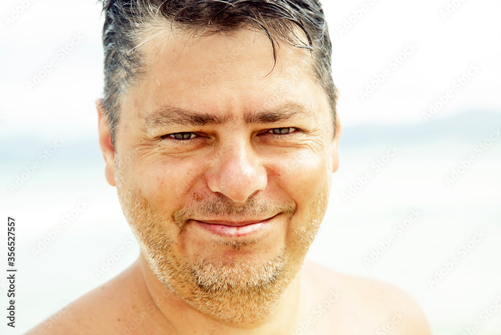 Obraz premium Portrait of a smiling man