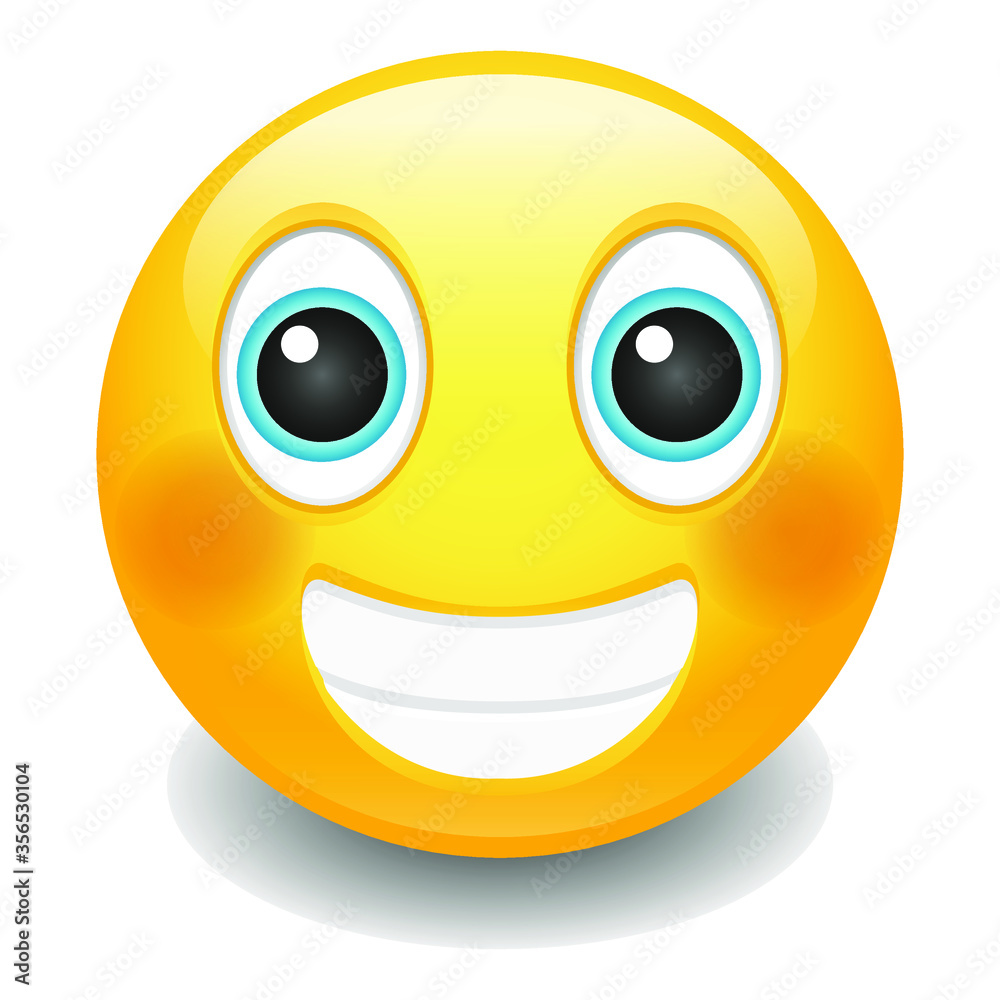 Emoji Smiley Face Vector Design Art Trendy Communication Chat Elements
