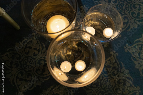 candle light in the dark