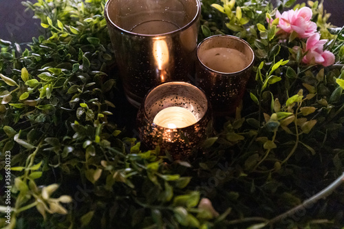 lantern in the forest